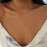 ELIN | Elegant Double Layer Women's Necklace