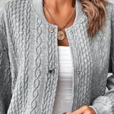 Jacquard jacket with a loose fit