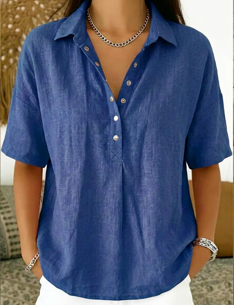 Helene™ | Collared Blouse