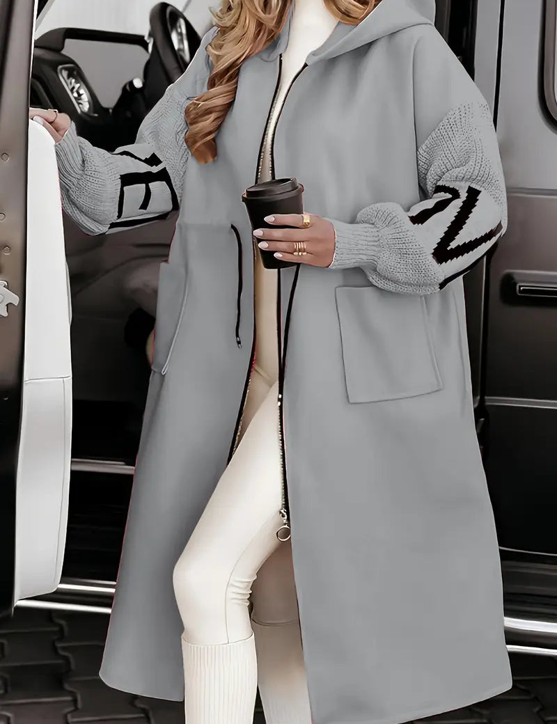 EVELINA | Elegant Coat with Hood that Offers Refinement and Daily Comfort