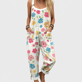 Samantha - Comfortable printed jumpsuit