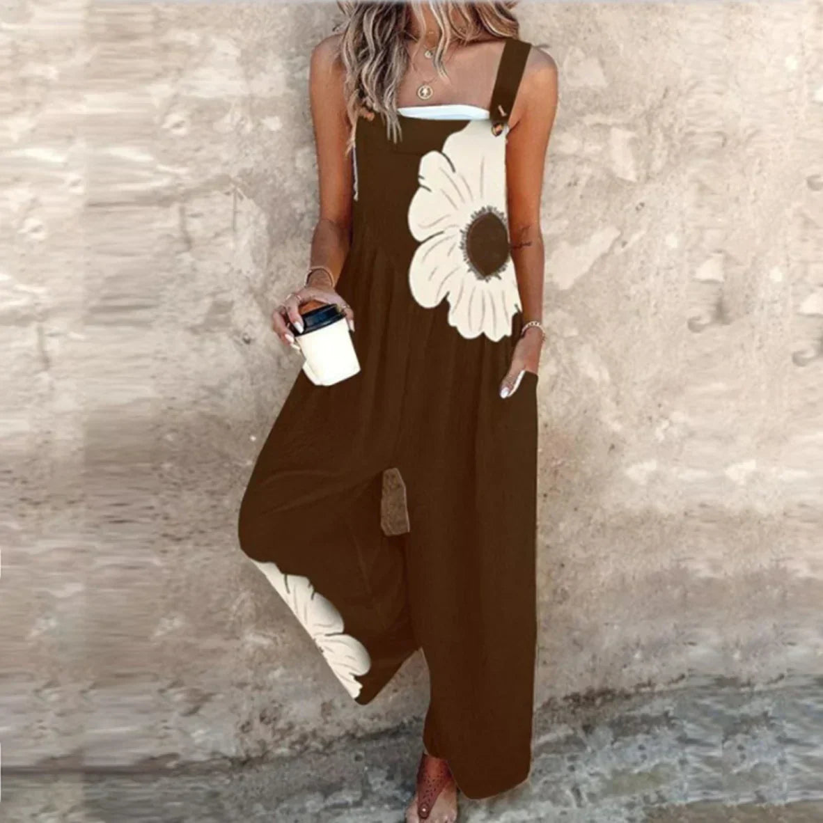 Delilah - Comfortable printed jumpsuit