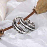 Feather of an Angel - Adjustable Memorial Ring