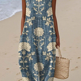 Arlo - Classic Midi Dress with Floral Pattern