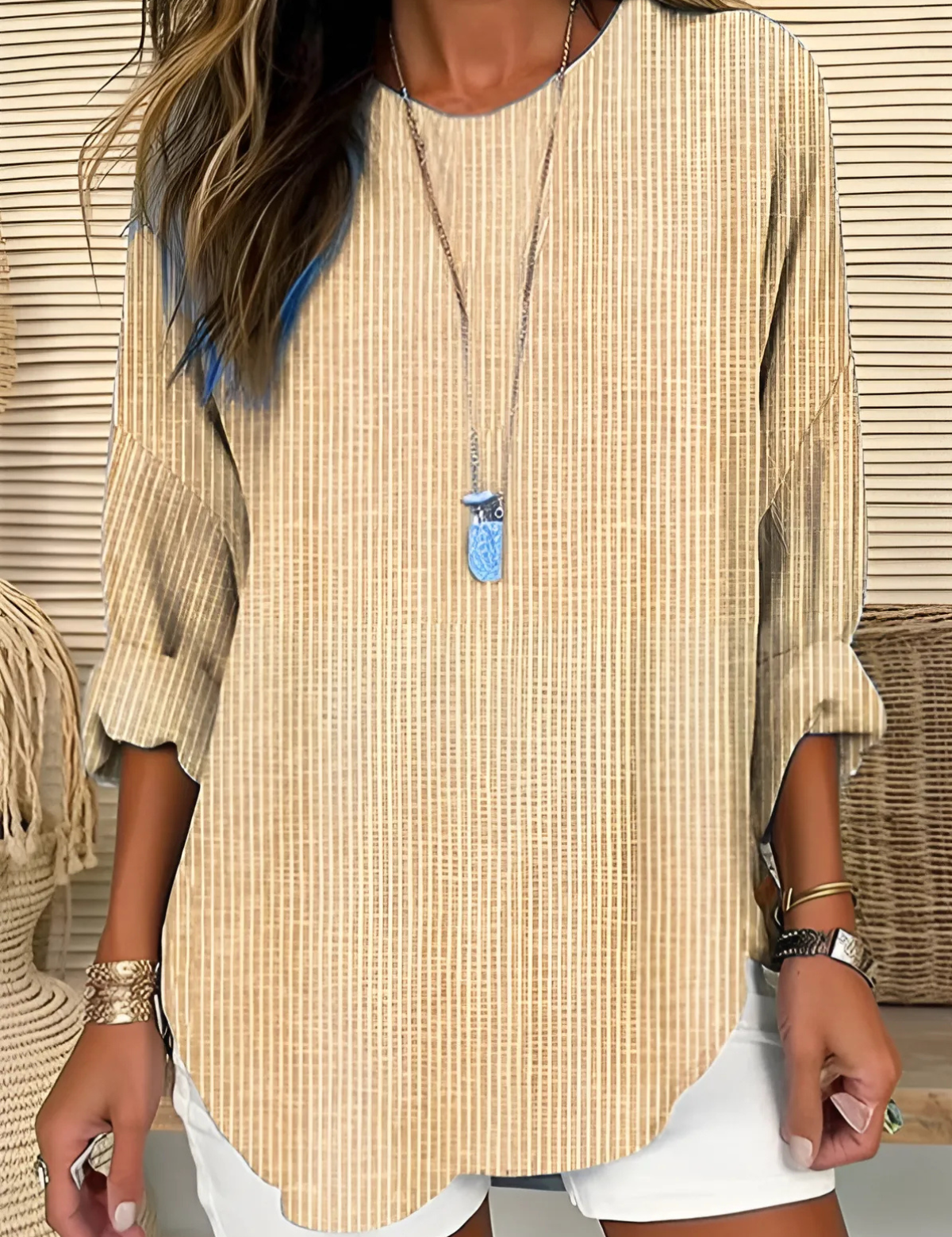 Rhea™ | Striped Blouse