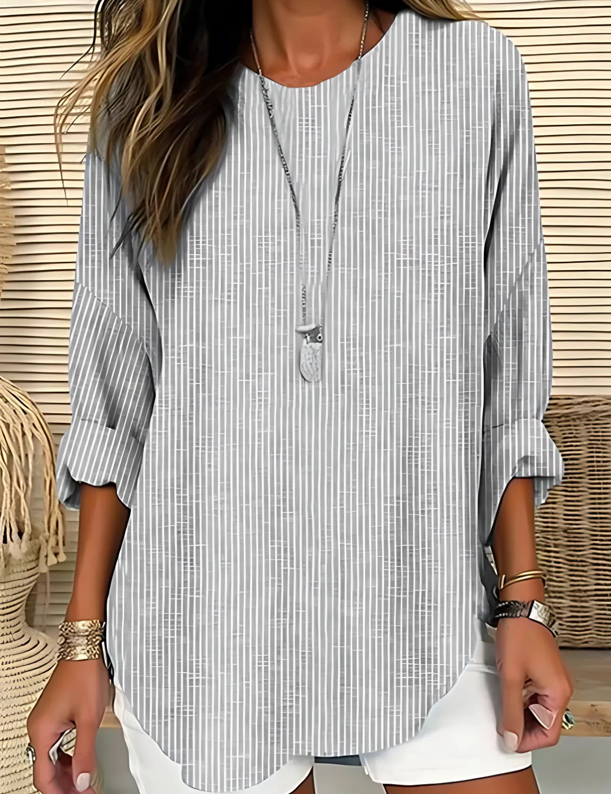 Rhea™ | Striped Blouse
