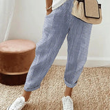 SOPHIA | Elegant in Casual Striped Pants