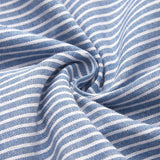 Hazel | Striped Midi Dress with Button Detail and Side Pockets
