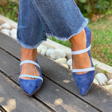 DECOLLETE WITH DOUBLE STRAP