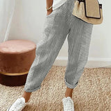 SOPHIA | Elegant in Casual Striped Pants