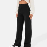 High waist casual elastic pants