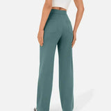 High waist casual elastic pants