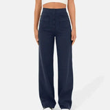High waist casual elastic pants