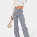 High waist casual elastic pants