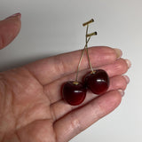 Blood Red Cherry Earrings, Y2K Jewelry, Y2K, Coquette, Lightweight, White Elephant Gift, Galentine's Party, Cute Earrings
