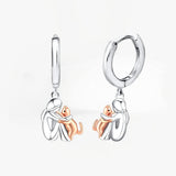 LadiVania™ | Earrings with Cat Icon (Round Closure)